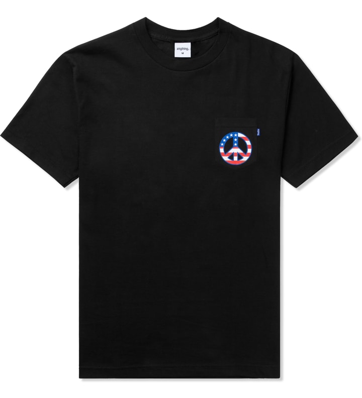 Black Peace Pocket T-Shirt Placeholder Image