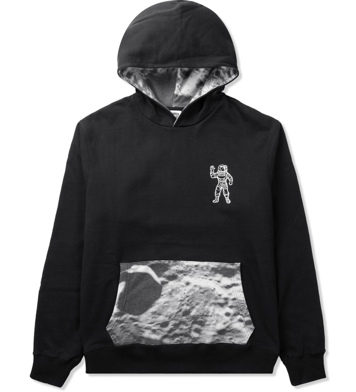 Black "Lunar Surface" L/S Pullover Hoodie Placeholder Image