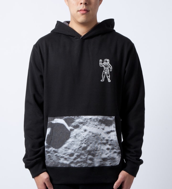 Black "Lunar Surface" L/S Pullover Hoodie Placeholder Image