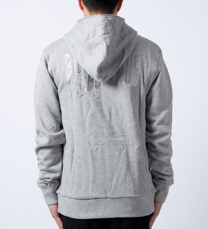 Grey Tonal Helmet Zip Up Hoodie Placeholder Image