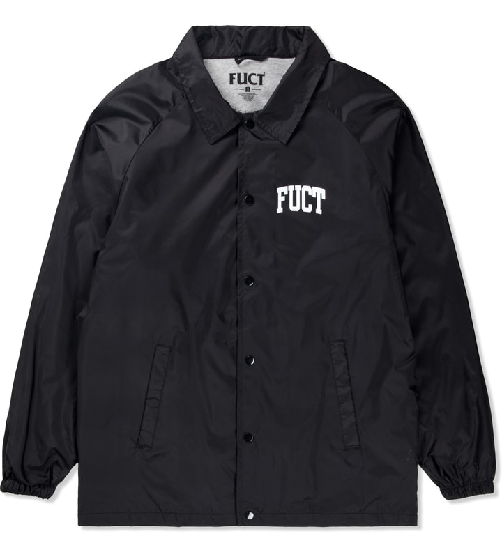 Black College Logo Coaches Jacket  Placeholder Image