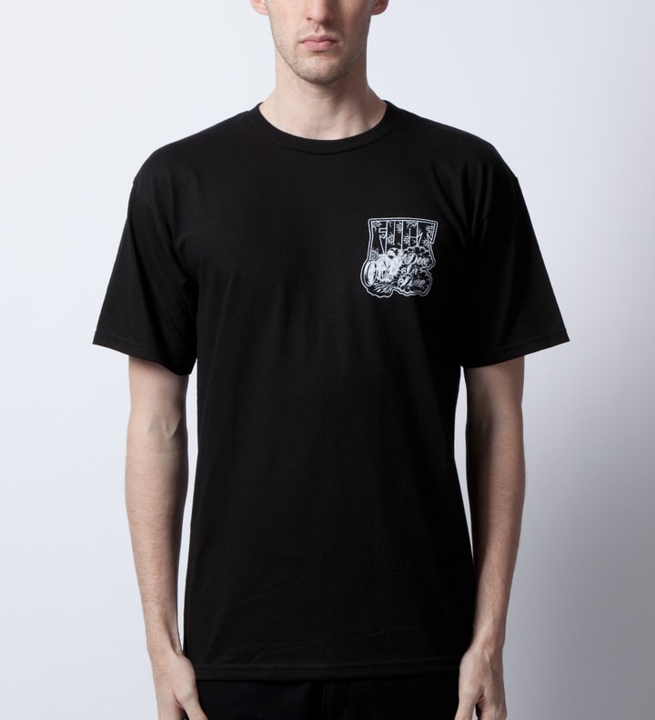 Black Due In Time T-Shirt  Placeholder Image