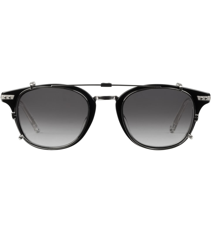 Black Venezia 46 Sunglasses with Grey Grad Clip  Placeholder Image