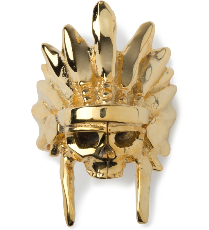 Gold Mr. Indian Chief Ring Placeholder Image