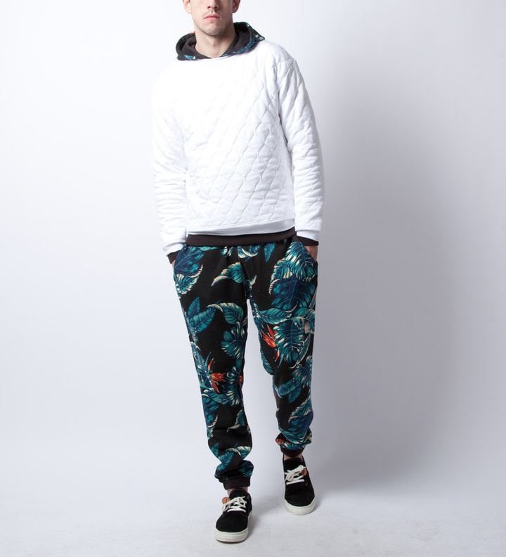 White Quilted Sweatshirt  Placeholder Image