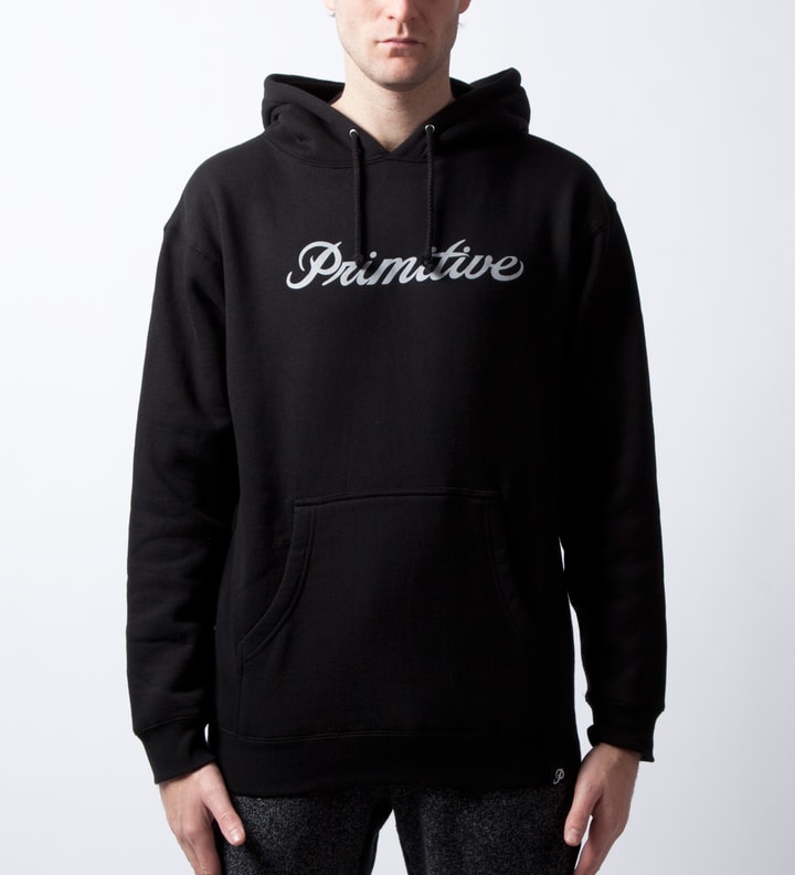 Black Signature Script Pullover Hoodie  Placeholder Image
