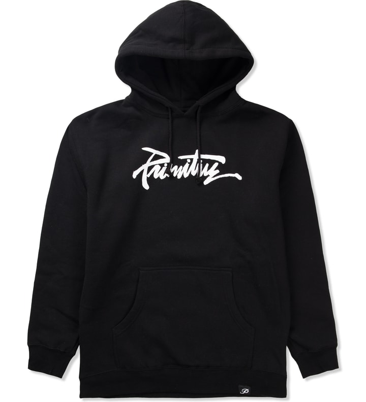 Black Thrashed Pullover Hoodie  Placeholder Image
