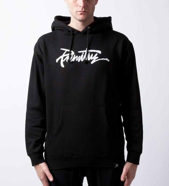 Black Thrashed Pullover Hoodie  Placeholder Image