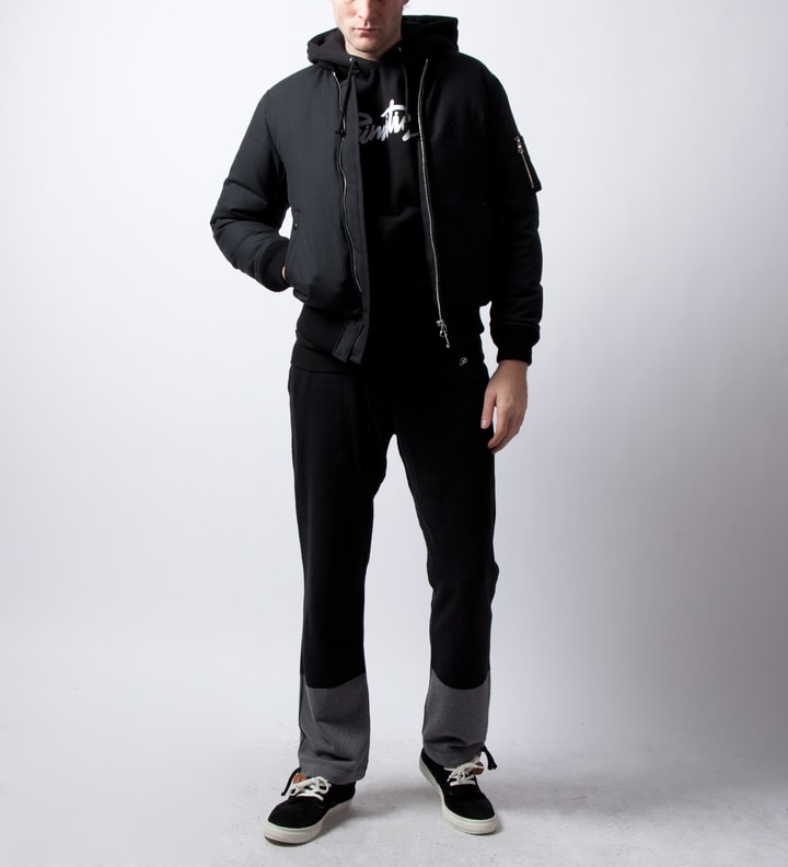 Black Thrashed Pullover Hoodie  Placeholder Image