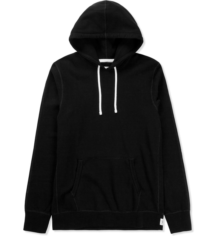 Black RC-3206 Midweight Twill French Terry Pullover Hoodie Placeholder Image