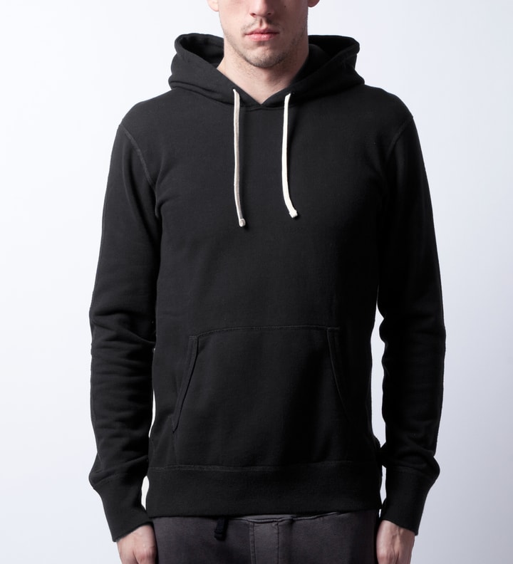 Black RC-3206 Midweight Twill French Terry Pullover Hoodie Placeholder Image