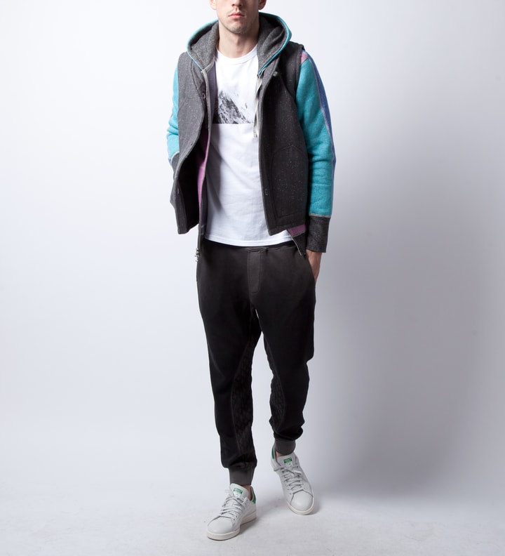 Multi Colour RC-3245 Colorblock Tiger Fleece Zip Hoodie Placeholder Image