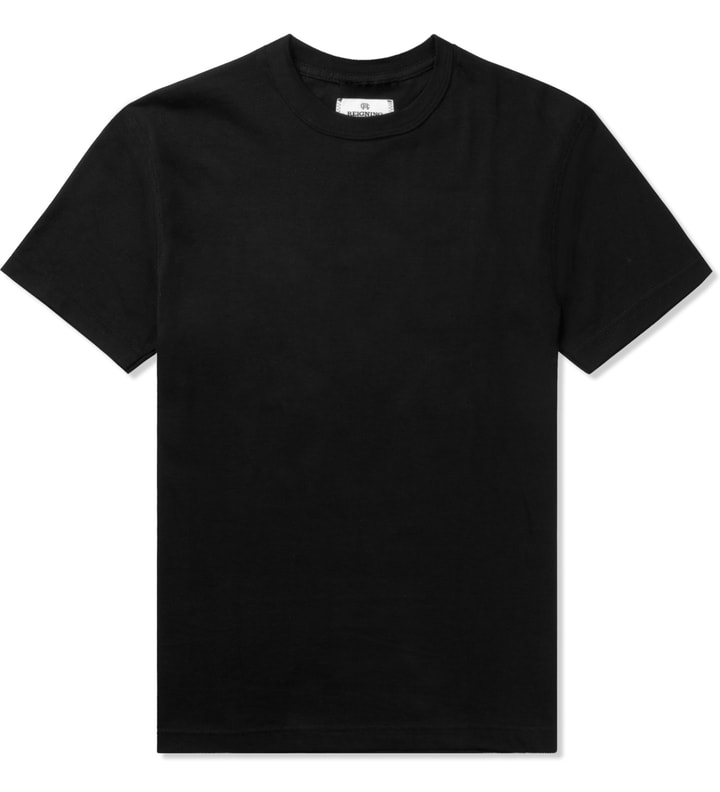 Black RC-1029 Set-In Crewneck Ringspun Jersey T-Shirt (2 -Pack) Placeholder Image