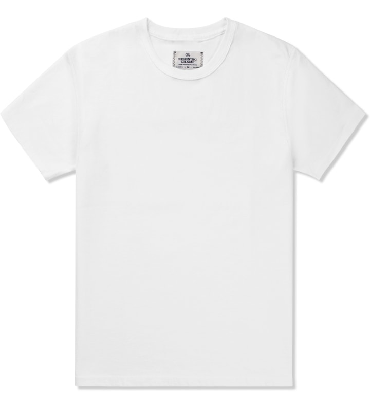 White RC-1029 Set-In Crewneck Ringspun Jersey T-Shirt (2 -Pack) Placeholder Image