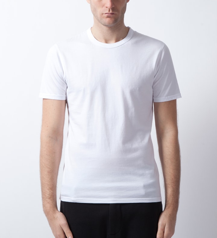 White RC-1029 Set-In Crewneck Ringspun Jersey T-Shirt (2 -Pack) Placeholder Image