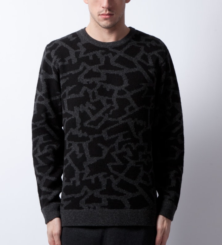 Black Cracked Sweater Placeholder Image