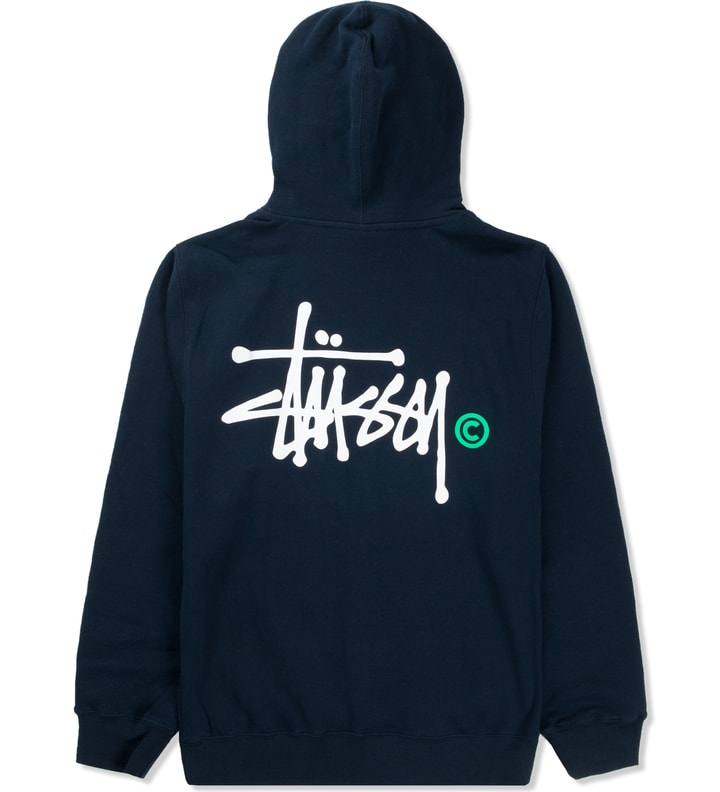 Navy Basic Logo Zip Hoodie  Placeholder Image