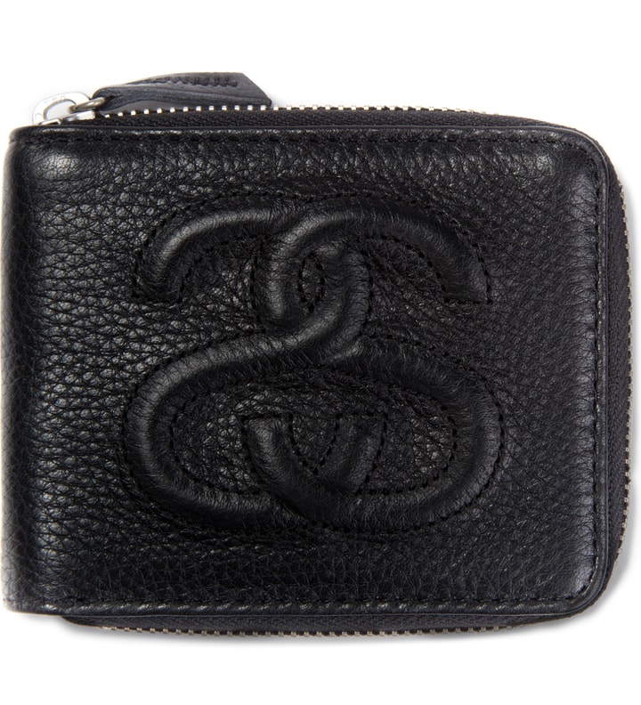 Black Double S Zip Wallet  Placeholder Image