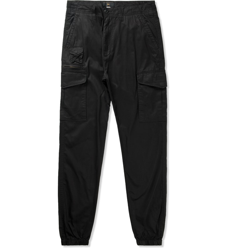 Black Silver Cargo Pants  Placeholder Image