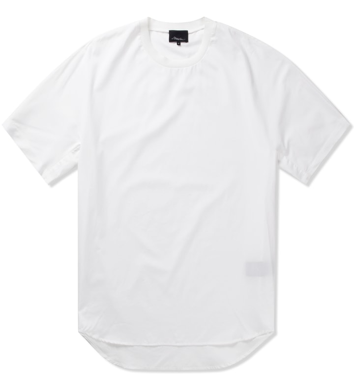 3.1 Phillip Lim White New Dolman Sleeve T-Shirt