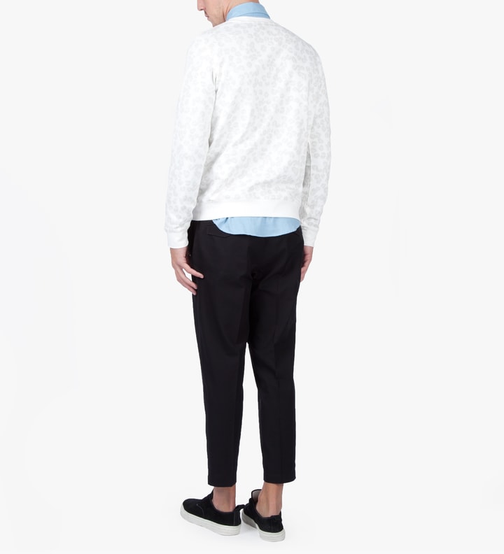 White Leopard Print Sweatshirt Placeholder Image
