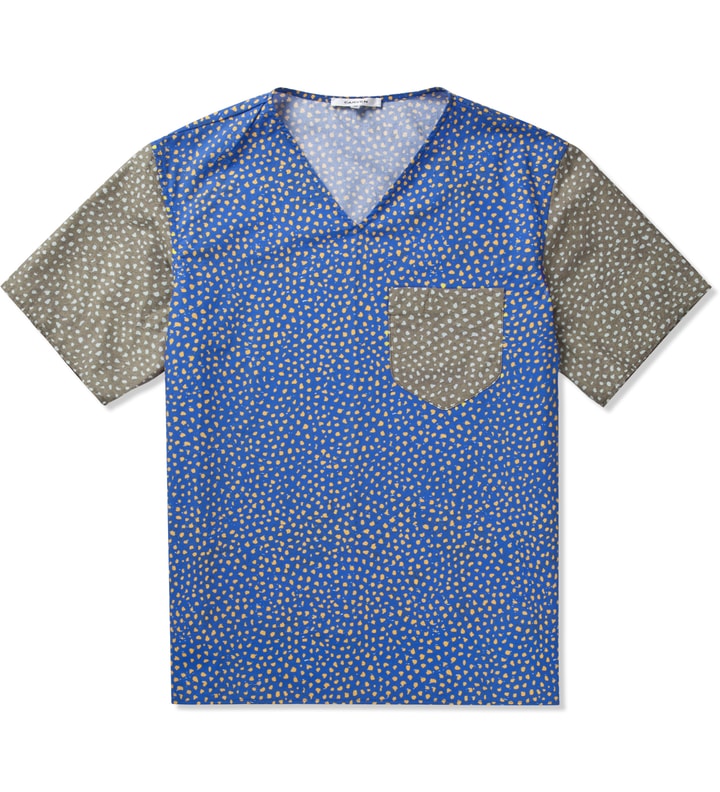 Royal Blue Poplin Print Little Dots Shirt Placeholder Image