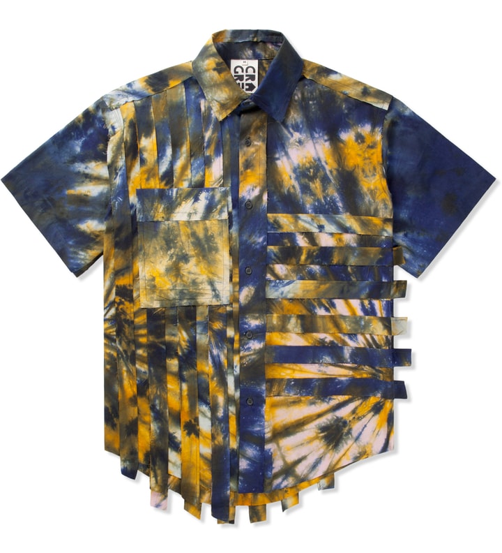 Green Tie-dye Short S/L Shirt Placeholder Image