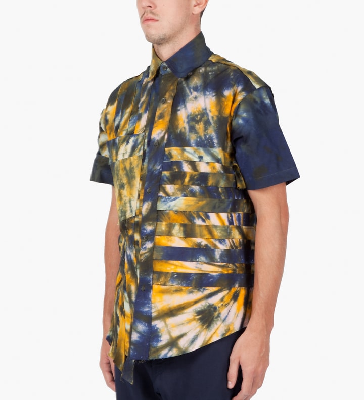 Green Tie-dye Short S/L Shirt Placeholder Image