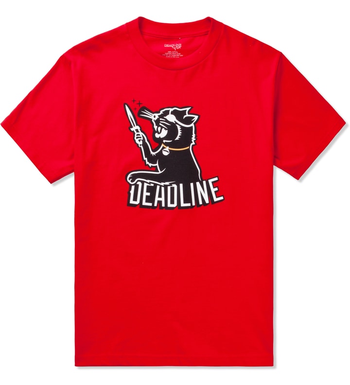 Red Black Cat T-Shirt Placeholder Image