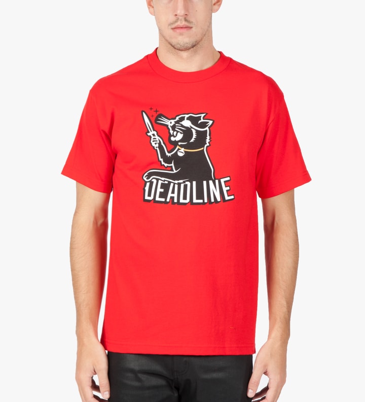 Red Black Cat T-Shirt Placeholder Image