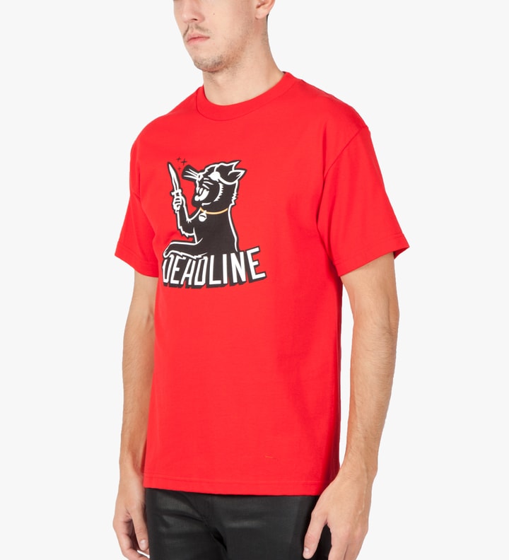 Red Black Cat T-Shirt Placeholder Image