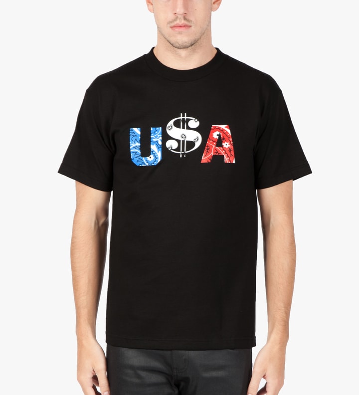Black U$A T-Shirt Placeholder Image