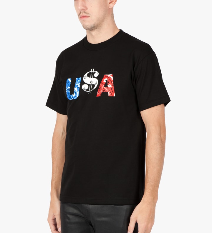 Black U$A T-Shirt Placeholder Image