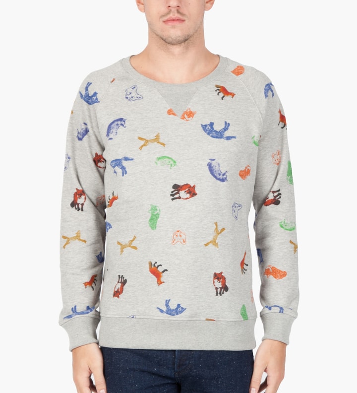 Grey Melange Childish Sweater  Placeholder Image