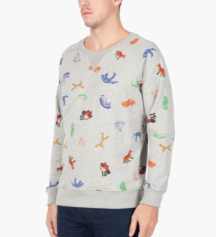 Grey Melange Childish Sweater  Placeholder Image