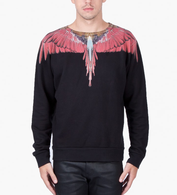 Marcelo - Black Alas Red Sweater | HBX - Globally Fashion and Lifestyle by Hypebeast