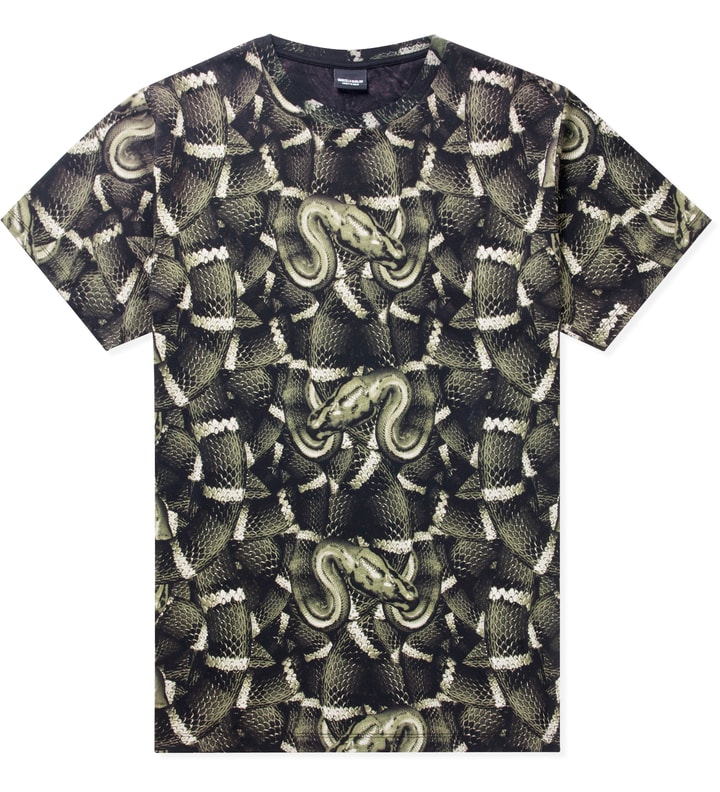 Marcelo Burlon - Green All-over T-Shirt | HBX - Globally Curated Fashion and Lifestyle by Hypebeast