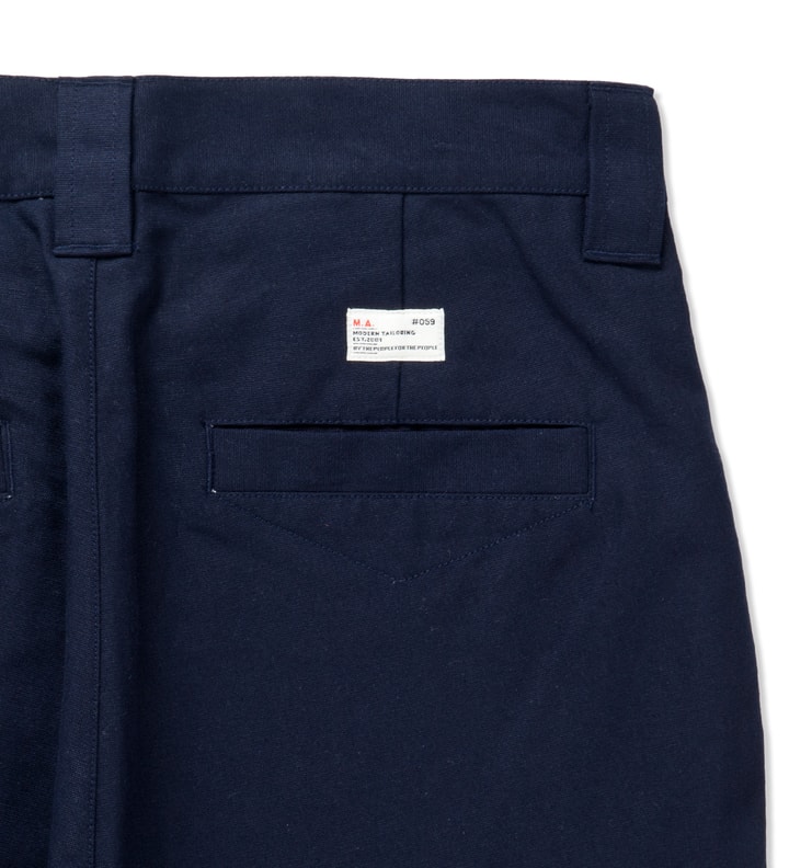 Navy Cuff Trousers  Placeholder Image