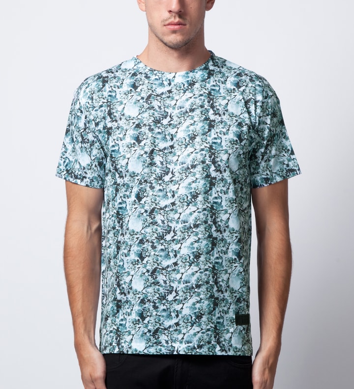 Indigo Blossom All Over Printed T-Shirt  Placeholder Image