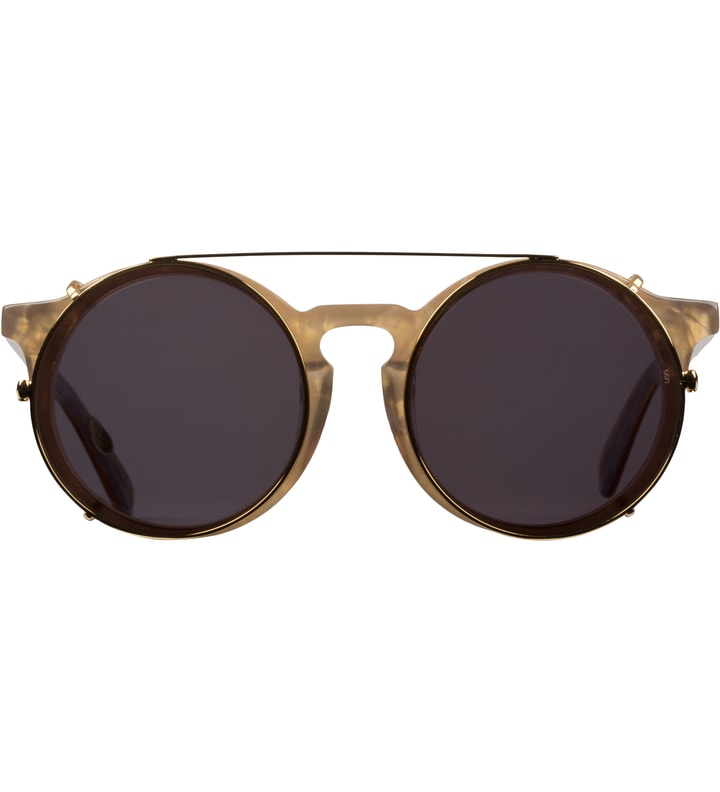 SUNDAY SOMEWHERE - Gold Mother Of Pearl Matahari Sunglasses  display picture 1