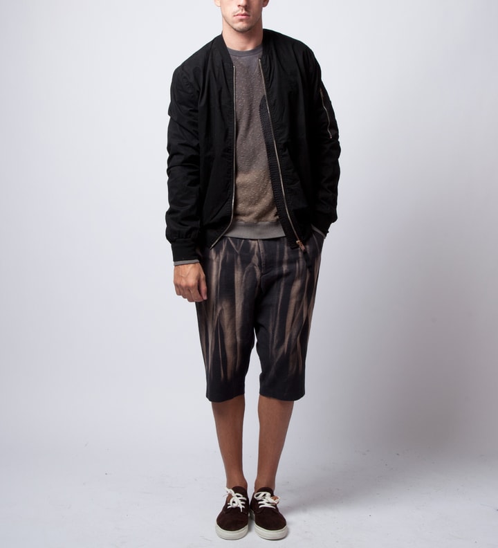 Washed Out Grey Tempari Side Slit Sweater  Placeholder Image