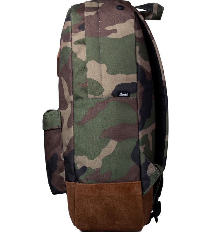 Woodland Camo/Suede Heritage Backpack  Placeholder Image