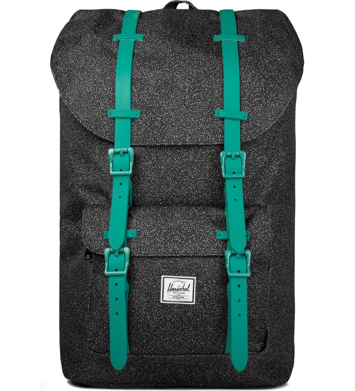 Speckle/Teal Rubber Little America Backpack   Placeholder Image