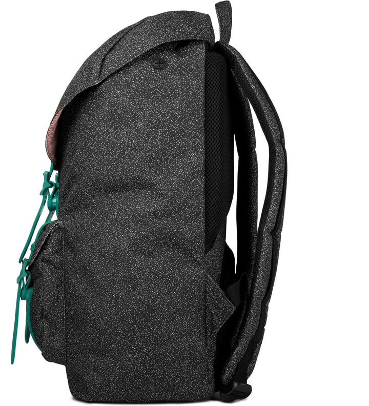 Speckle/Teal Rubber Little America Backpack   Placeholder Image