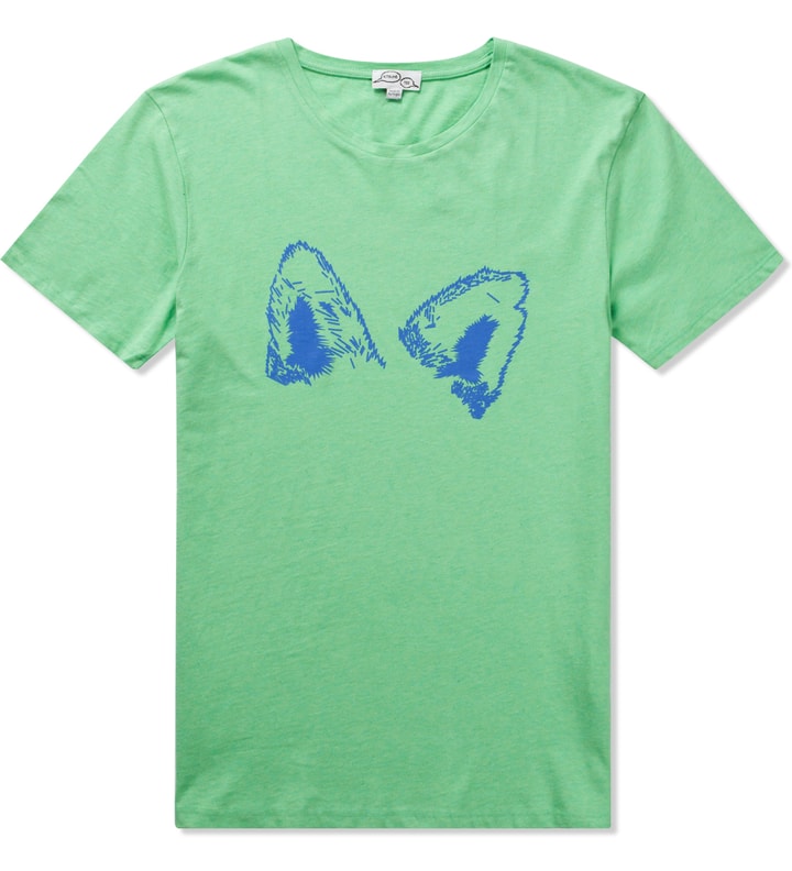 Mint Melange Fox Ear T-Shirt Placeholder Image