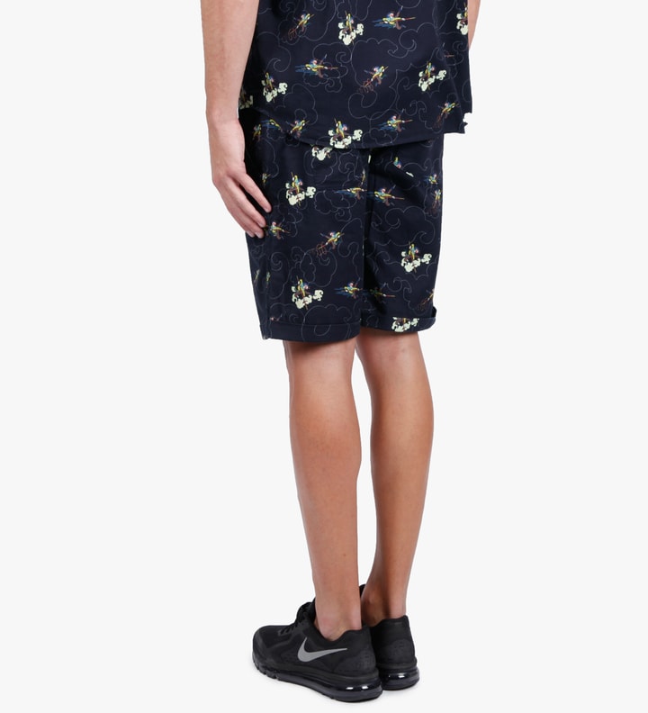 Navy Monkey King Print Short Placeholder Image