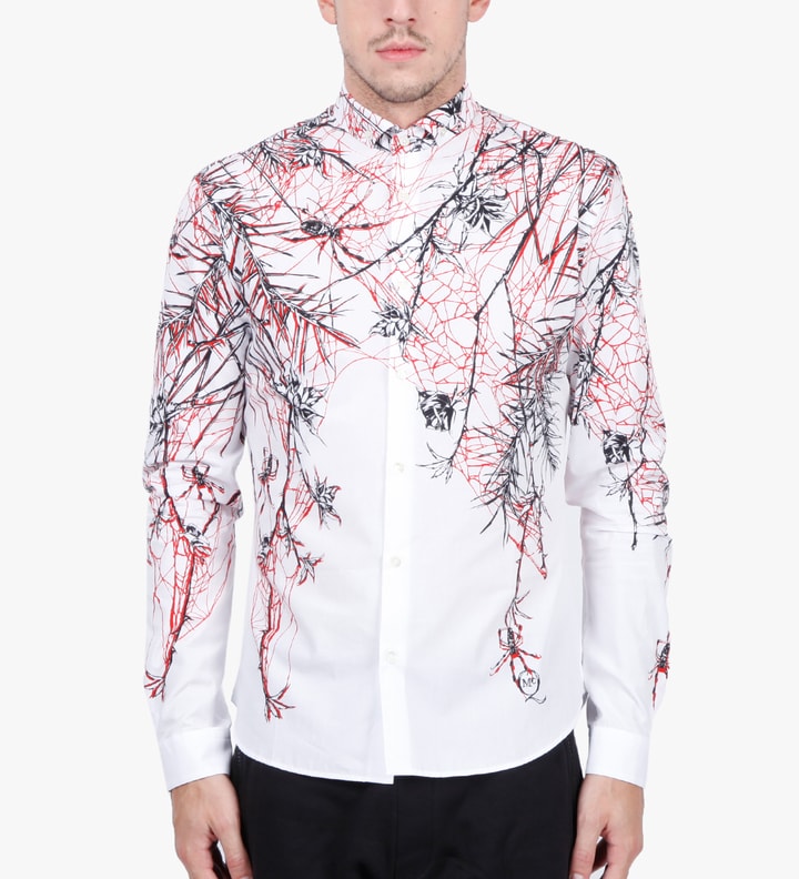White Microgarden Classic Button-Up Shirt Placeholder Image