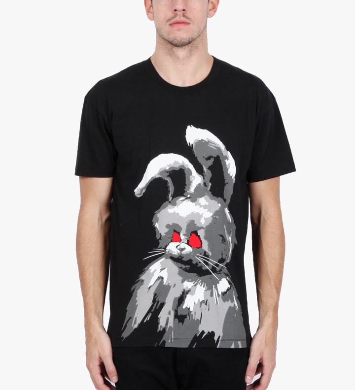 Thunder Black Angry Bunny Dropped Shoulder T-Shirt  Placeholder Image