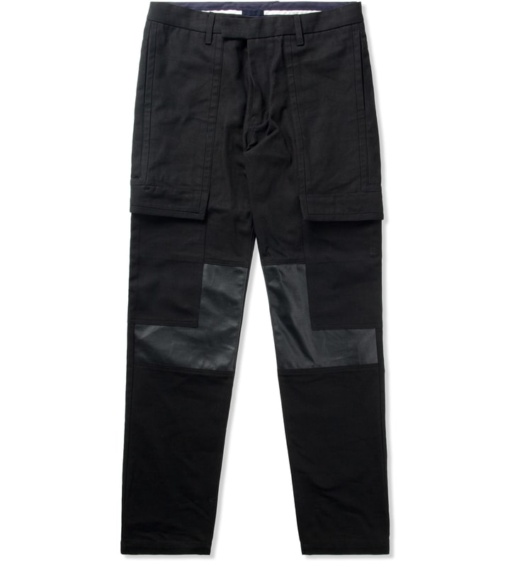 Black Kai Sim Cargo Trousers  Placeholder Image