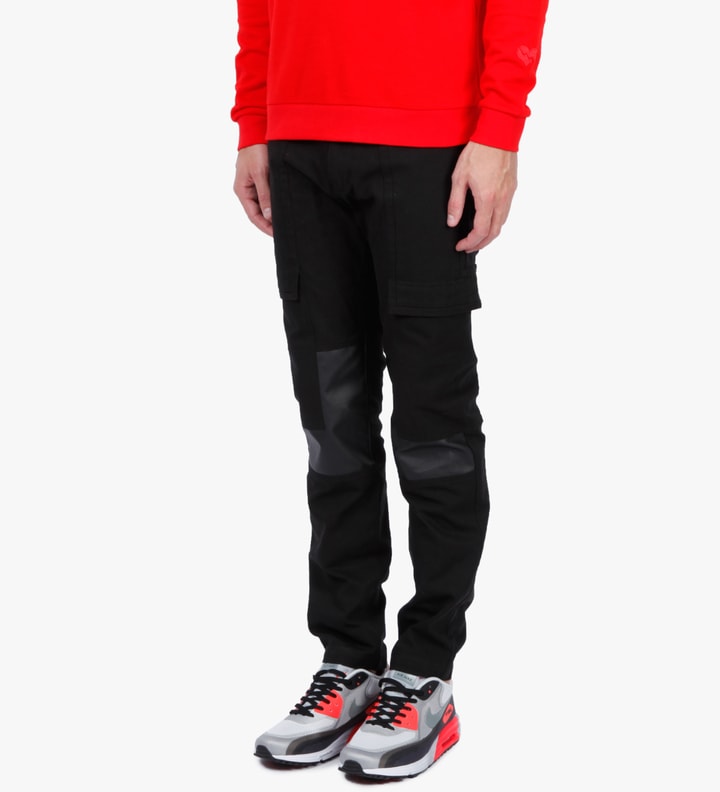 Black Kai Sim Cargo Trousers  Placeholder Image